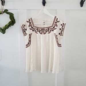 Knox Rose-Embroidered shirt (medium)